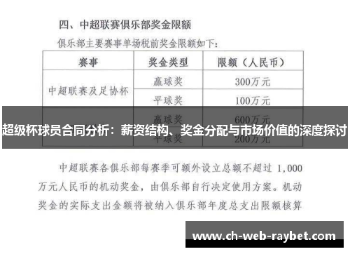 超级杯球员合同分析:薪资结构、奖金分配与市场价值的深度探讨 超级杯球员合同分析:薪资结构、奖金分配与市场价值的深度探讨
